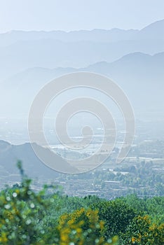 Mountainous Tibetan landscape