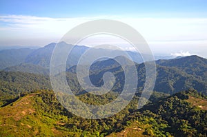 Mountainous view of Genting Highlands