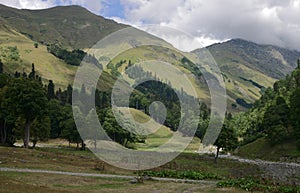 Mountains in Abkhazia