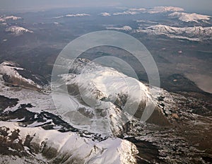 Mountains from above