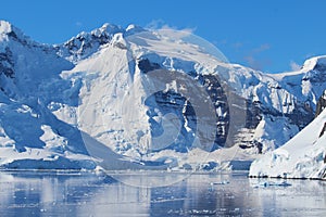 Mountains along the Antarctic Peninsula, Antarctica