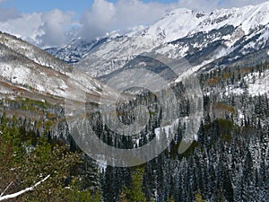 Mountains Along Million Dollar Highway, Colorado