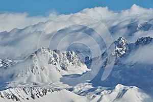 Mountains in the Alps