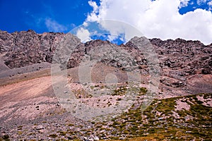 Mountains in Andes, Santiago, Chile