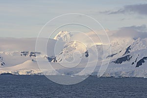 Mountains on the Antarctic Peninsula