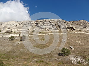 The mountains in the area of Inkerman.