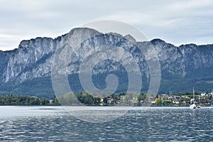 Mountains around Attersee lake