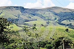 The mountains around the city of Andrelândia, Minas Gerais