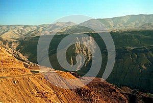 Mountains around Hammamat Ma`in, Jordan