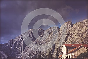 Mountains around Kotor Bay