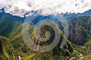 Mountains around Machu Picchu