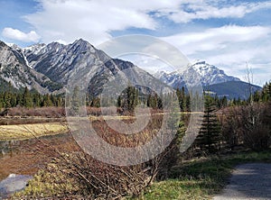 Mountains in Banff National Park