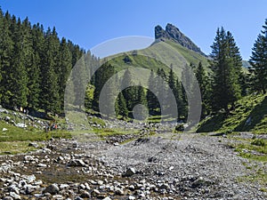 Mountains of Bannalp, Nidwalden in Switzerland