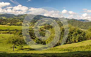Mountains in the Basque Country