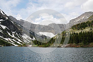 mountains and bertha lake