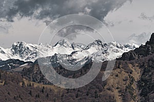 Mountains of Brembana valley Bergamo Italy