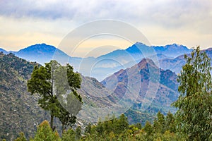 Mountains of Buner valley. Swat District. 29th January 2023.