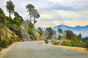 Mountains of Buner valley. Swat District. 29th January 2023.