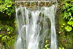 In the mountains of Chechnya in the spring.