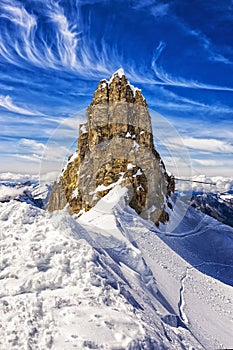 Berge a mit schnee skifahren Bereich berg 