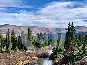 Mountains in Colorado late in the fall