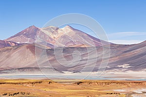 Mountains and colours in Los Flamencos National Reserve