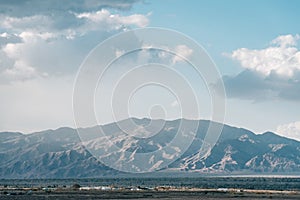 Mountains in the desert near Niland, California