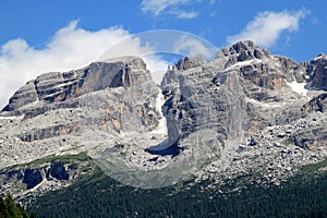 Mountains of Dolomiti di Brenta, Italy photo