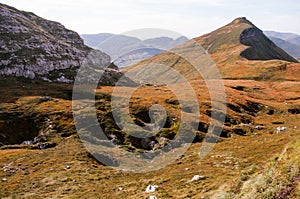 The mountains of Espinosa, in the Cordillera Cantabrica, Landscapes pasiegos photo