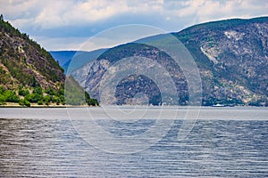 Mountains fjord landscape, Norway