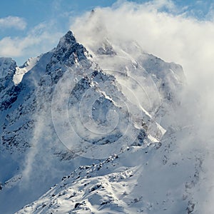 Mountains in French Alps, Val Thorens