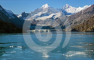Mountains & Glacier-Glacier Bay,Alaska,USA photo