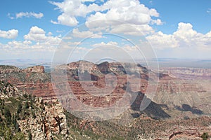 Mountains in Grand Canyon National Park, Arizona.