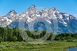 Mountains in Grand Teton National Park