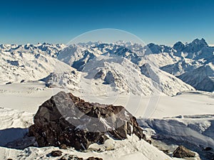 Mountains of the great Caucasian Ridge