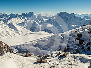 Mountains of the great Caucasian Ridge