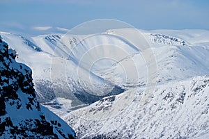 Mountains Hibiny at winter