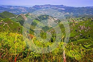 Mountains from high point. Asturia