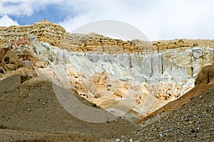 Mountains of Himalayas, young beautiful high mountains of Tibet