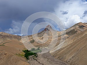 Mountains in Indian Tibet region in Jammu and Kashmir