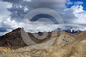 Mountains in Indian Tibet region in Jammu and Kashmir