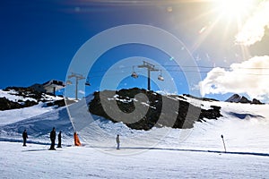 Mountains in ischgl