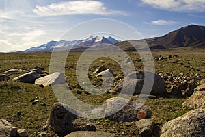 Mountains of Issyk Kul lake