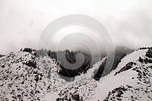 The mountains of  Issyk Kul lake