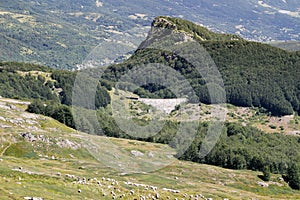 Mountains of Italy: the range of Appennini photo