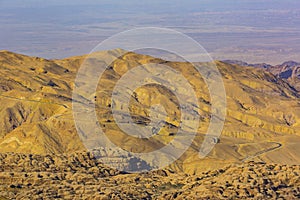 Mountains in Jordan and the district near the ancient city of Petra.