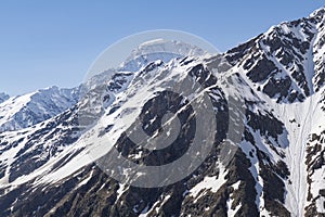 Mountains of Kabardino-Balkaria on a sunny June day. Caucasus