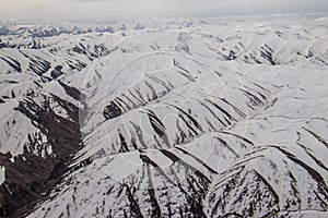 Mountains between Kabul and Mazar e Sharif in Afghanistan