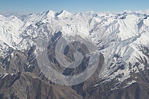 Mountains between Kabul and Mazar e Sharif in Afghanistan