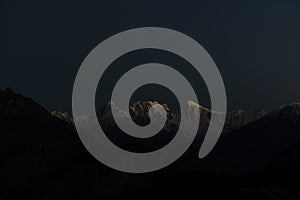 Mountains of Karakorum range in gilgit Baltistan